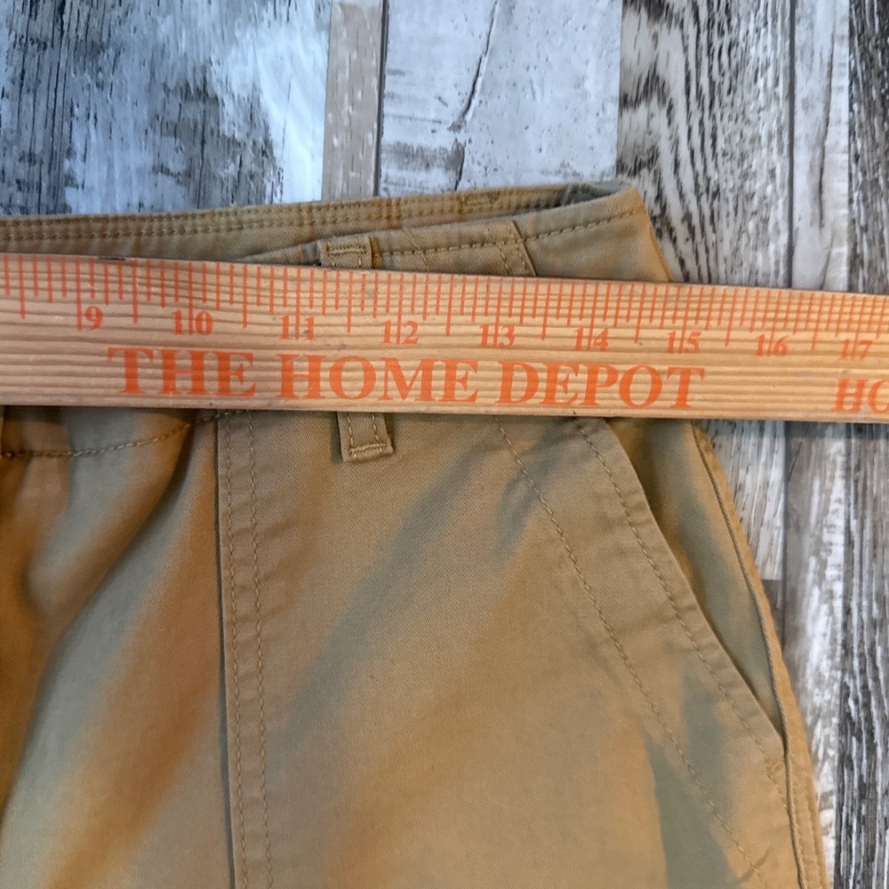 Talbots Retro Utility High Waist‎ Patch Pocket Crop Pants Size 6 Tan Khaki Chino - Picture 9 of 9